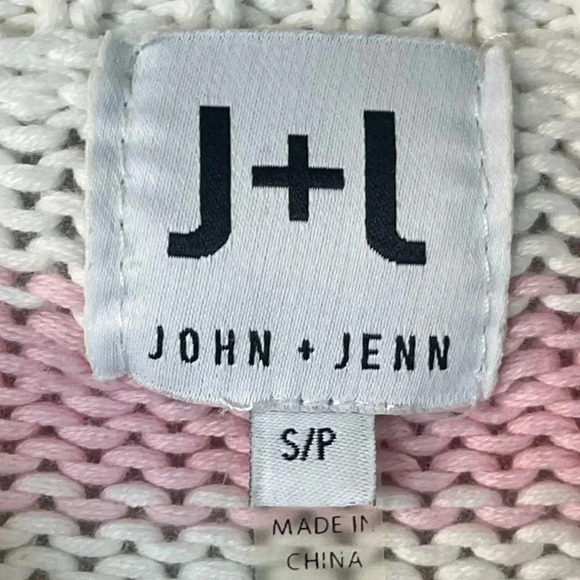J + L John + Jenn Women's Small Striped Sweater Multicolor 100% Cotton Casual S - Picture 3 of 7